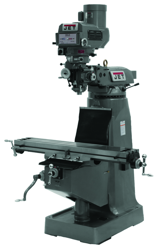 JTM-4VS Mill With X-Axis Powerfeed - Top Tool & Supply