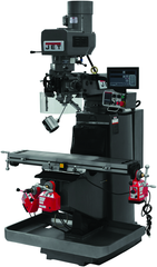 JTM-949EVS Mill With 3-Axis Newall DP700 DRO (Quill) With X-Axis Powerfeed and Air Powered Draw Bar - Top Tool & Supply