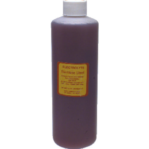 Electrolyte Solution - 16 oz - Stainless Steel - Top Tool & Supply