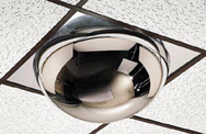 22" Dome- 2x4' 360° Drop-In Ceiling Mount - Safety Mirror - Top Tool & Supply