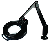 28" Arm 1.75X LED Mag Ben Bench Clamp, Floating Arm Circline - Top Tool & Supply