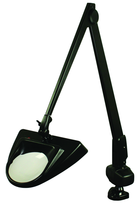 40" LED Magnifier 2.25X Clamp Base W/ Floating Arm Hi-Lighter - Top Tool & Supply