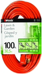 Woods Extension Cord - 100' Medium Duty 1-Outlet (Outdoor Style) - Top Tool & Supply