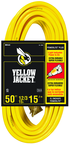 Yellow Jacket Extension Cord - 50' Extra Heavy Duty 1-Outlet (Powerlite) - Top Tool & Supply