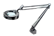 Floating Arm Magnifier Light - 5" Rnd Lens; 3 Diopter - Top Tool & Supply