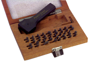 112 Pc. Figure & Letter Stamps Set with Holder - 1/8" - Top Tool & Supply