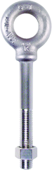 Plain Pattern Nut Eye Bolt - 1-8 Thread; 2" Eye Dia. - Top Tool & Supply