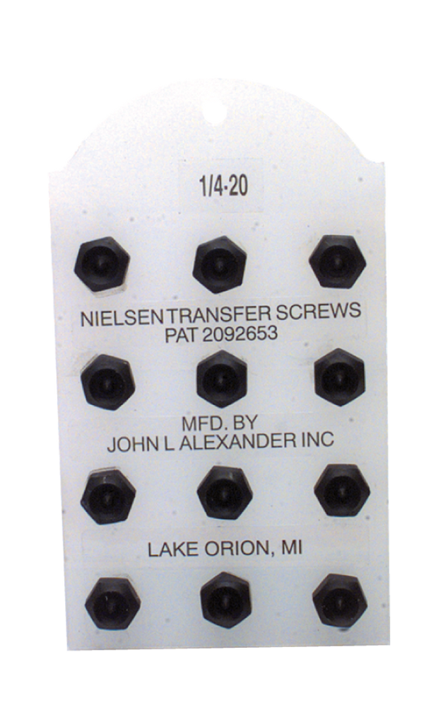 Nielsen Transfer Screw Set - 7/16 - 5/8 (Set of 12) - Top Tool & Supply