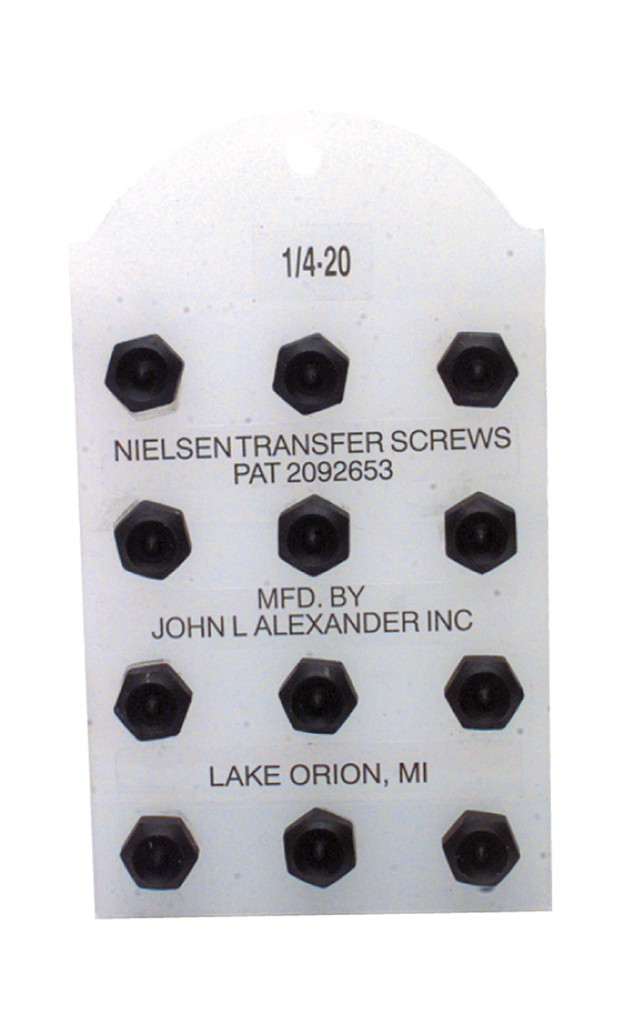 Nielsen Transfer Screw -- 3/8-16 (Set of 12) - Top Tool & Supply