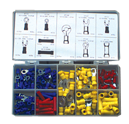 185 Piece - Electrical Terminal Assortment - Top Tool & Supply