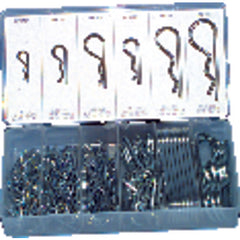 141 Pieces - Hitch Pin Clip Assortment-1/16″-3/16″ Diameter - Top Tool & Supply