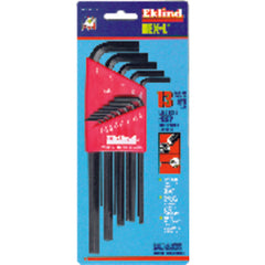 13 Pieces-0.050″-3/8″ Long Arm Style - Hex Key Set - Top Tool & Supply