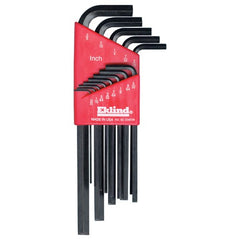 9 Pieces-1.5 mm-10 mm Long Arm Style - Hex Key Set - Top Tool & Supply