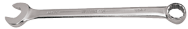 1'' - 14'' OAL - Chrome Satin Combination Wrench - Top Tool & Supply