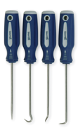 4 Piece - Hi Vis Mini Hook & Pick Set - #9402011 - Top Tool & Supply