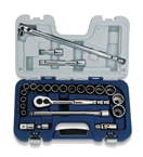 25 Piece - 1/2" Drive - Combination Kit - Top Tool & Supply