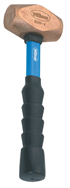 Snap-On/Williams No-Mar Brass Hammer -- 2.5 lb; Fiberglass Handle; 1-1/4'' Head Diameter - Top Tool & Supply