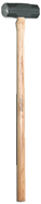 Sledge Hammer -- 10 lb; Hickory Handle; 2-1/2'' Head Diameter - Top Tool & Supply