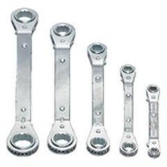 Snap-On/Williams (5 Piece) 25° Offset Straight Ratcheting Box Wrench Set - Top Tool & Supply