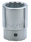 2-3/8 x 3-1/4" - 3/4" Drive - 12 Point - Standard Socket - Top Tool & Supply