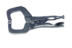 MIT Locking Grip C-Clamp -- #3835 Plain Grip 8-3/8'' Capacity 18'' Long - Top Tool & Supply