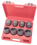 8 Piece - 3/4" Drive - Shallow Impact Socket Set - Top Tool & Supply