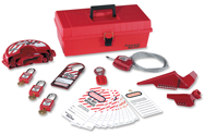 Valve & Electrical with 3 Padlocks - Lockout Kit - Top Tool & Supply