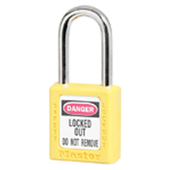 Xenoy Padlock - 1 1/2″ Body Width; Keyed: Different; Yellow - Top Tool & Supply