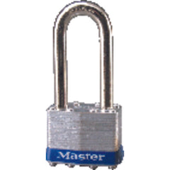 Commercial Steel Padlock 2″ Body Width; Keyed: Different; Silver - Top Tool & Supply