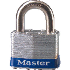 Commercial Steel Padlock 2″ Body Width; Keyed: Different; Silver - Top Tool & Supply