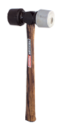 Vaughan Rubber Mallet -- 24 oz; Hickory Handle - Top Tool & Supply