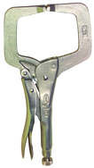 C-Clamp -- #11R Plain Grip 3-3/4'' Capacity 11'' Long - Top Tool & Supply