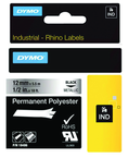 Rhino Label Roll -- 1/2'' x 18' Metallized Polyester - Top Tool & Supply