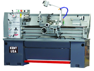 Geared Head Lathe - #KLS1340A - 13" Swing; 40" Between Centers; 2 HP Motor; D1-4 Camlock Spindle - Top Tool & Supply