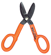 1-3/4'' Blade Length - 7'' Overall Length - Straight Cutting - Straight Patter Snips - Top Tool & Supply