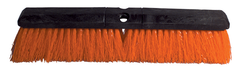 24" - Orange Safety Broom Without Handle - Top Tool & Supply