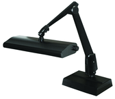 Broad Area Coverage LED Task Light  Dimmable  31" Floatng Arm  Desk Base - Top Tool & Supply