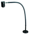 High Power LED Spot Light  Dimmable  25" Flexible Goose Arm  Magnet Base - Top Tool & Supply