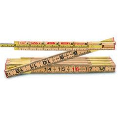 8 FTX5/8" WOOD RULE W/6" SLIDE RULE - Top Tool & Supply