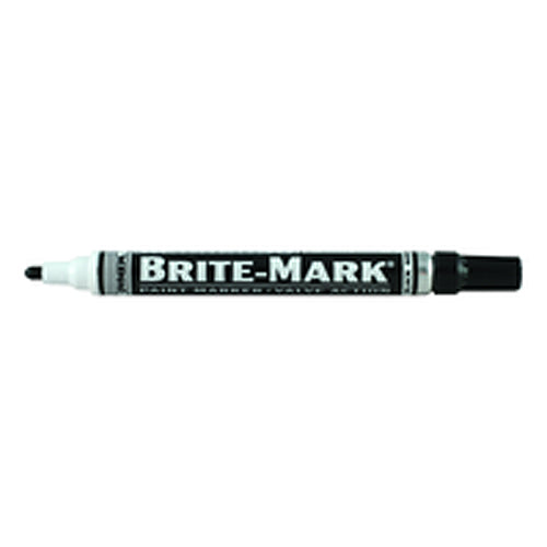 Brite-Mark Paint Marker - Oil Based - Black - Top Tool & Supply