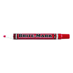 Brite-Mark Paint Marker - Oil Based - Red - Top Tool & Supply