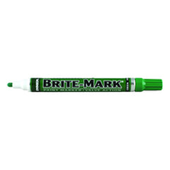 Brite-Mark Paint Marker - Oil Based - Green - Top Tool & Supply