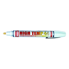 High Temperature AM 44 Marker - Felt Tip - White - Top Tool & Supply