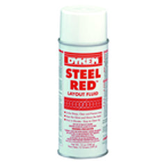 Layout Fluid - Aerosol - Red - 12.0 oz - Top Tool & Supply