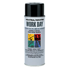 Work Day Aerosol Enamel Paint Flat Black - Top Tool & Supply