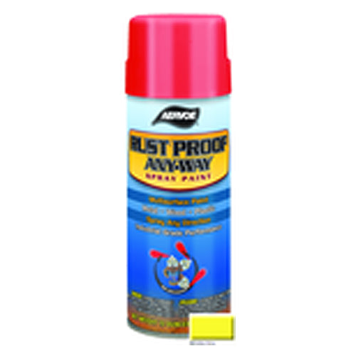 12oz Aerosol Rust Proofing Paint Safety Yellow - Top Tool & Supply