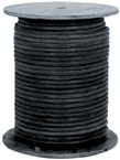 #L12RM100 - 1/2'' ID x 100 Feet - Black Rubber - Rubber Hose - Top Tool & Supply