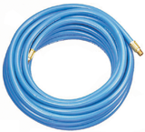 TP6050 - 3/8 MPT x 50 Feet - Light Blue Thermoplastic - 2 Rigid Fitting(s) - Air Hose - Top Tool & Supply