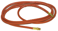 #0425 - 1/4'' ID x 25 Feet - 2 Male Fitting(s) - Air Hose with Fittings - Top Tool & Supply