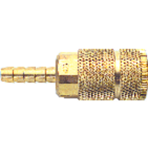 Model 166–3/8″ Hose Barb–1/4″ Body Size - Truflate Interchange Coupler - Top Tool & Supply